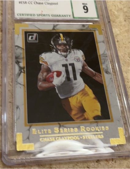 2020 Donruss Elite Series Rookies #ESR-CC Chase Claypool — front