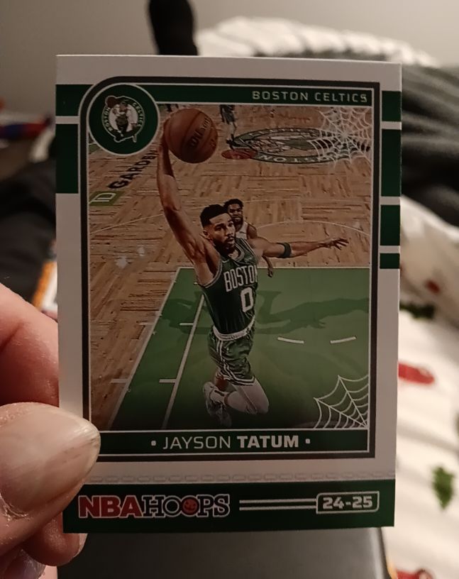 2024-25 Panini NBA Hoops Haunted Hoops #114 Jayson Tatum — front