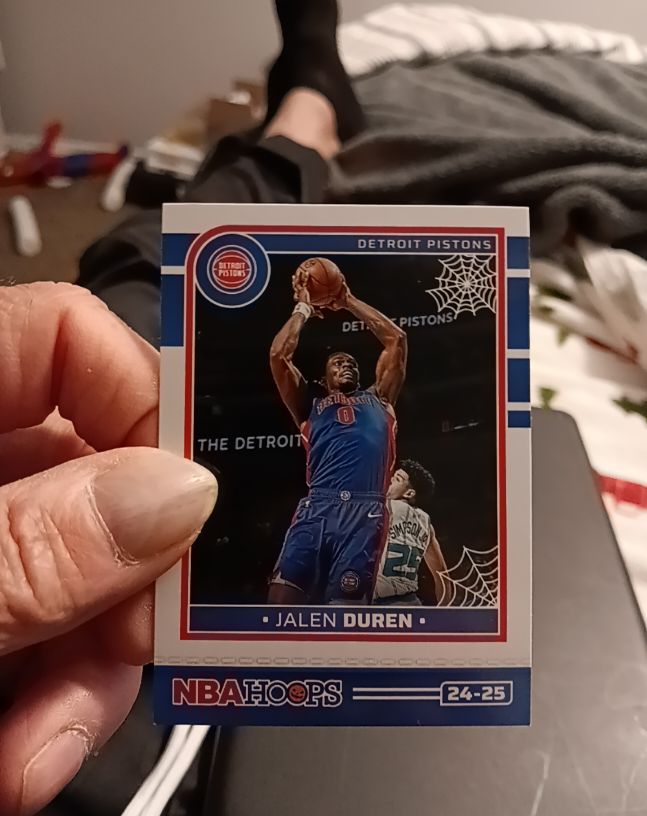 2024-25 Panini NBA Hoops #24-25 Jalen Duren — front