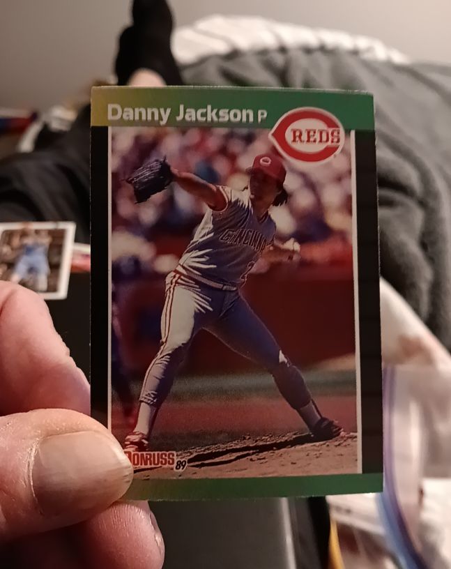 1989 Donruss #124 Danny Jackson — front