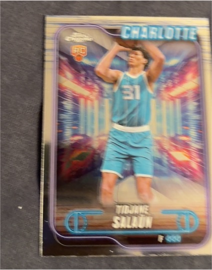 2024-25 Topps Chrome #148 Tidjane Salaun — front
