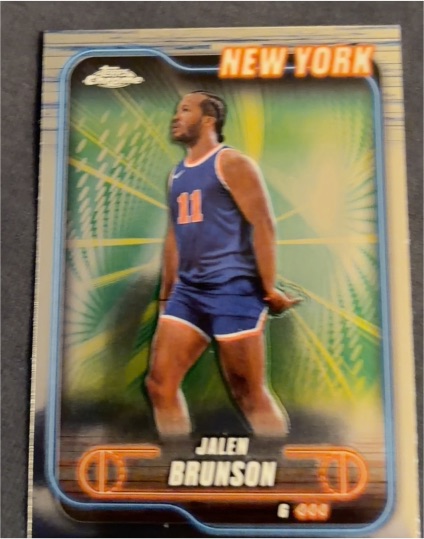 2024-25 Topps Chrome #47 Jalen Brunson — front