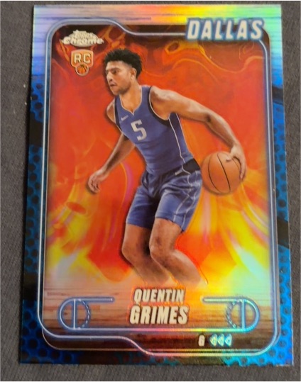 2024-25 Topps Chrome #163 Quentin Grimes — front
