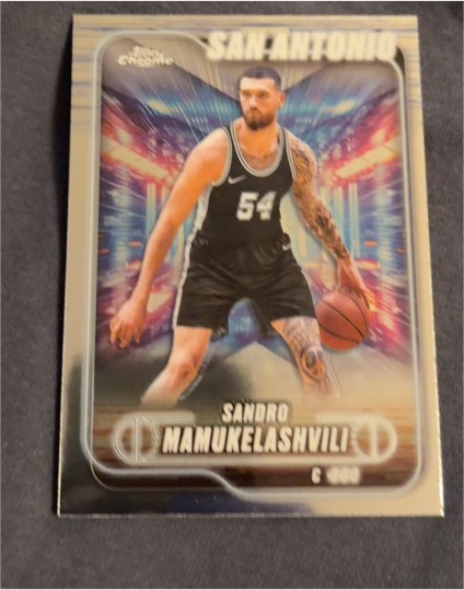 2024-25 Topps Chrome #186 Sandro Mamukelashvili — front