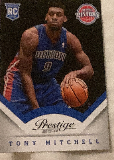 2013-14 Panini Prestige #196 Tony Mitchell — front