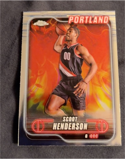 2024-25 Topps Chrome #24 Scoot Henderson — front