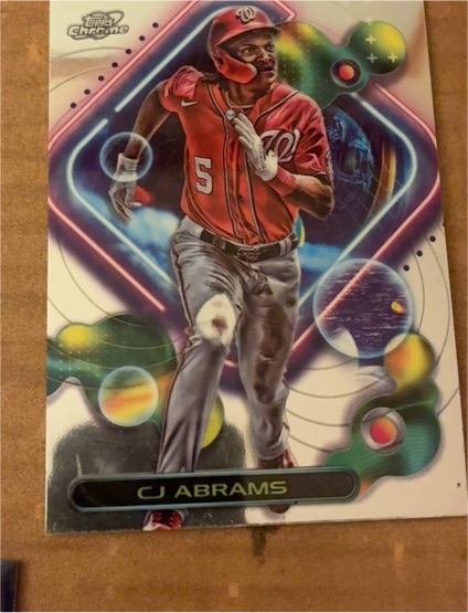 2023 Topps Chrome Cosmic #153 CJ Abrams — front