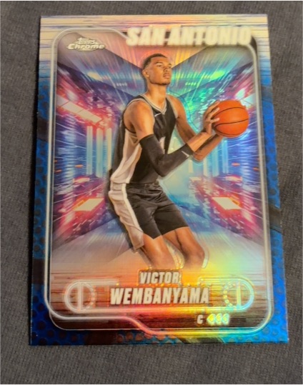 2024-25 Topps Chrome #193 Victor Wembanyama — front