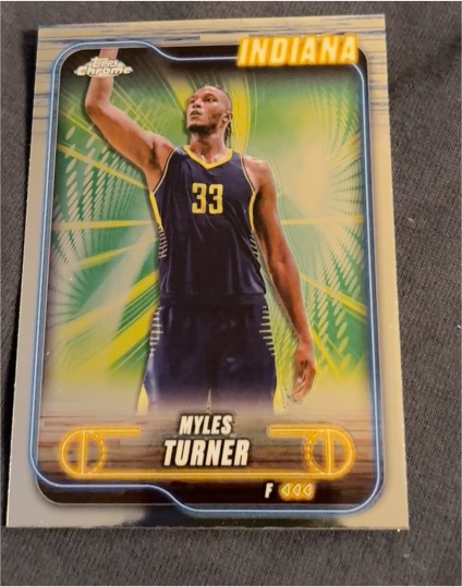 2024-25 Topps Chrome #38 Myles Turner — front