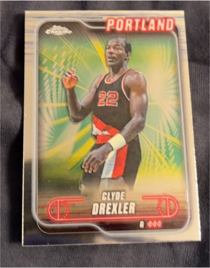 2024-25 Topps Chrome #30 Clyde Drexler — front