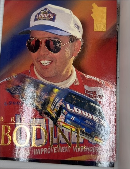 1995 Press Pass VIP #1 Brett Bodine — front