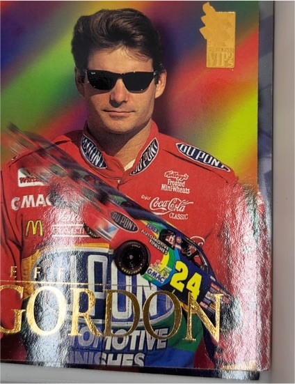 1995 Press Pass VIP #11 Jeff Gordon — front