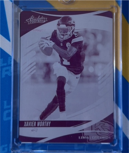 2025 Panini Absolute Football Xavier Worthy — front