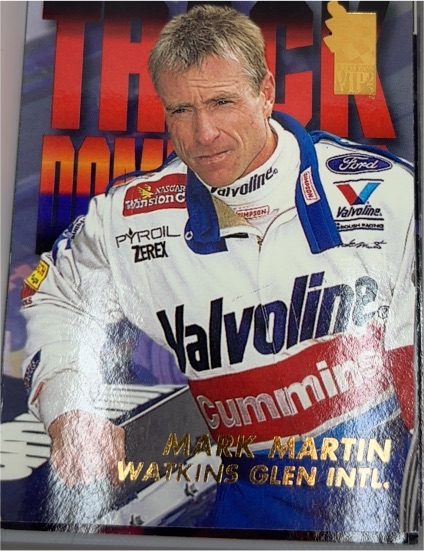 1995 Press Pass #53 Mark Martin Track Dominators — front