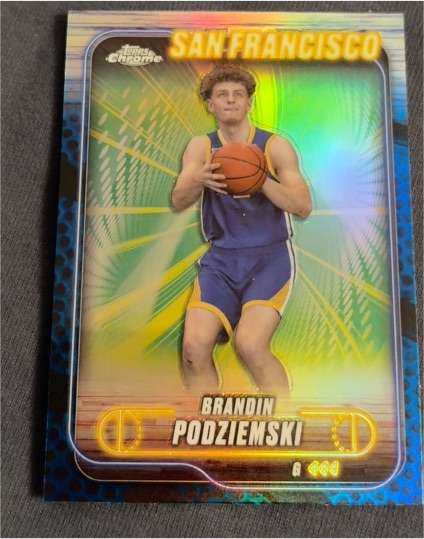 2024-25 Topps Chrome #7 Brandin Podziemski — front
