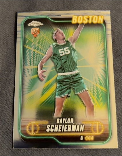 2024-25 Topps Chrome #143 Baylor Scheierman — front