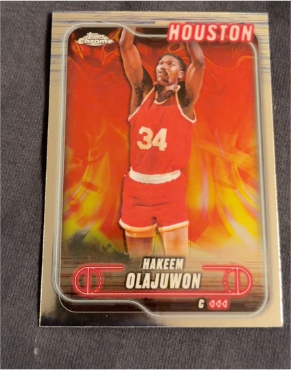 2024-25 Topps Chrome #115 Hakeem Olajuwon — front