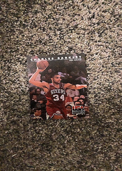 1992 SkyBox USA Charles Barkley NBA Rookie — front