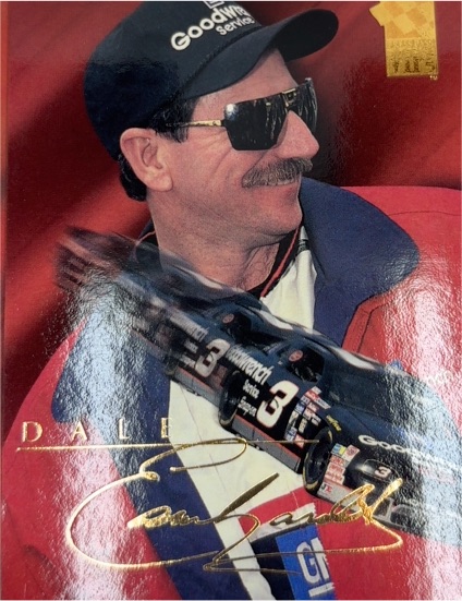 1995 Press Pass VIP #9 Dale Earnhardt — front