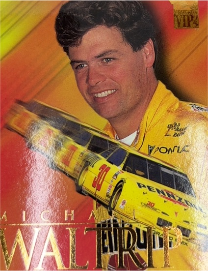 1995 VIP #5 Michael Waltrip — front