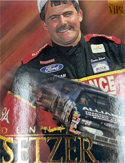 1995 Press Pass VIP #44 Dennis Setzer — front