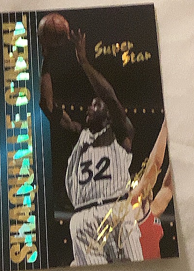 1994-95 Upper Deck Signature #49 Shaquille O'Neal — front