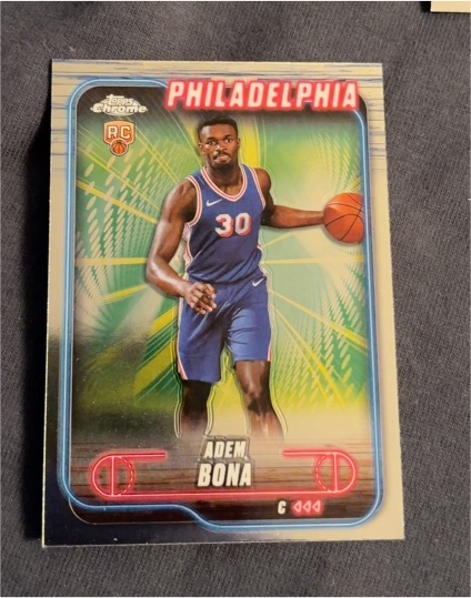 2024-25 Topps Chrome #183 Adem Bona — front