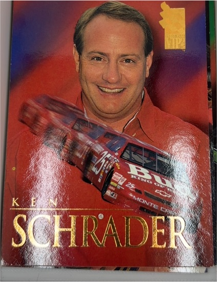 1995 Press Pass VIP #25 Ken Schrader — front