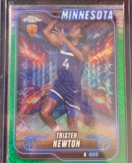 2024-25 Topps Chrome #108 Tristen Newton — front