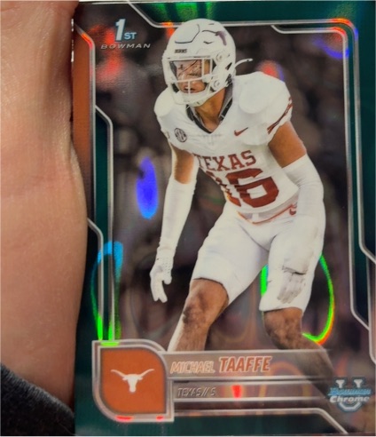 2025 Bowman Chrome University #100 Michael Taaffe — front