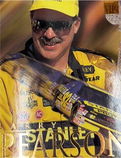 1995 Press Pass VIP #43 Larry Pearson — front