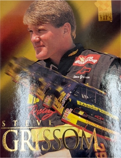 1995 VIP #12 Steve Grissom — front