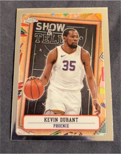 2024-25 Topps Chrome #ST-1 Kevin Durant Show & Tell — front