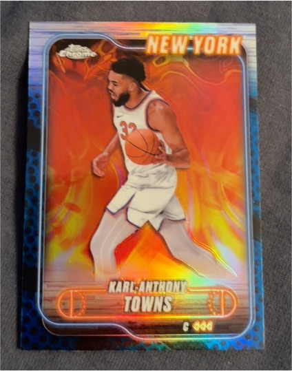 2024-25 Topps Chrome #52 Karl-Anthony Towns — front