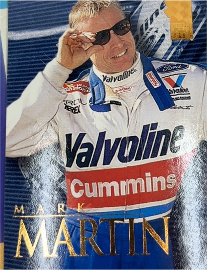 1995 Press Pass VIP #33 Mark Martin — front