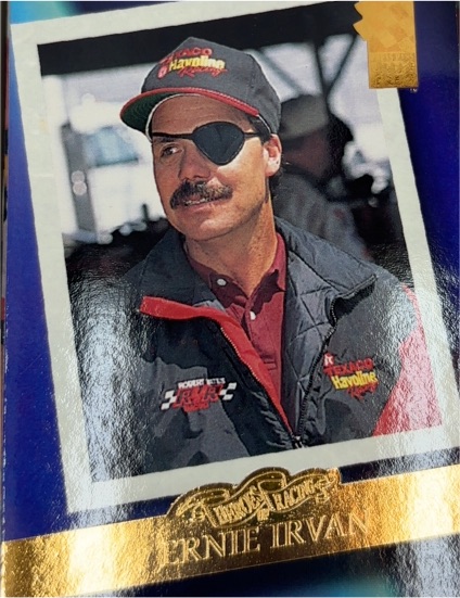 1995 Press Pass VIP Heroes of Racing #47 Ernie Irvan — front