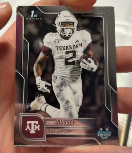 2025 Bowman University Chrome #89 Terry Bussey — front