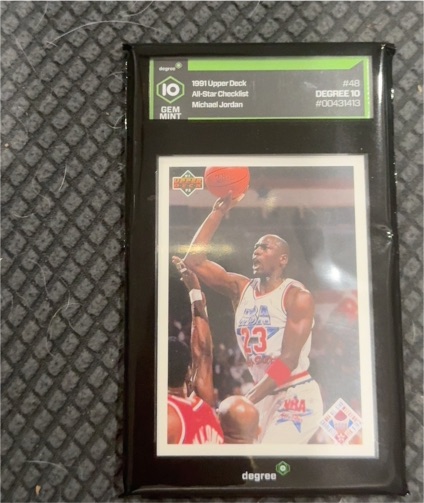 1991 Upper Deck #48 Michael Jordan All-Star Checklist — front