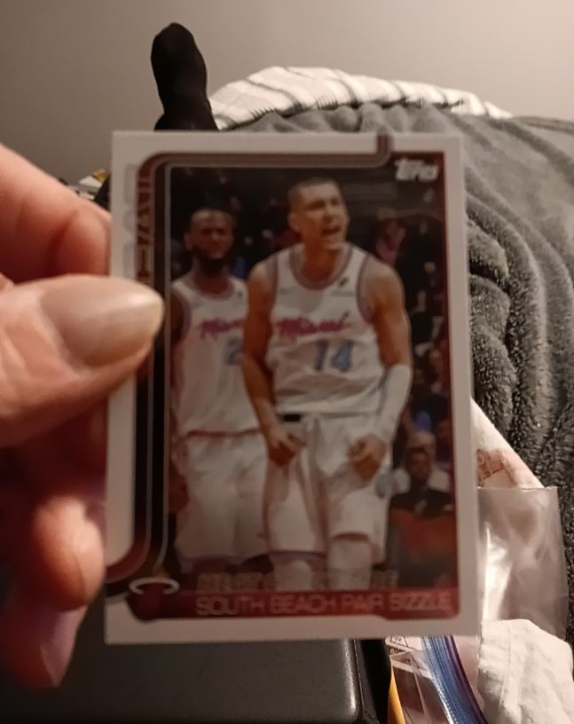 2025-26 Topps Basketball #284 Miami Heat South Beach Pair Sizzle — front