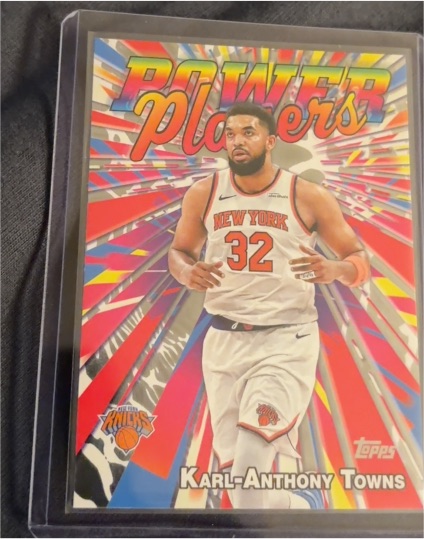2025-26 Topps #PP-4 Karl-Anthony Towns Power Players — front