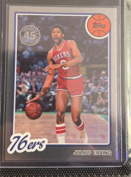 2025-26 Topps Basketball 1980 Retro 45th Anniversary #80BK-2 Julius Erving — front