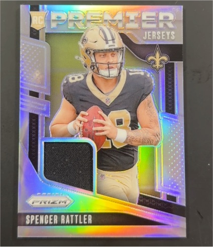 2024 Panini Prizm Premier Jerseys #PJ-SRR Spencer Rattler — front
