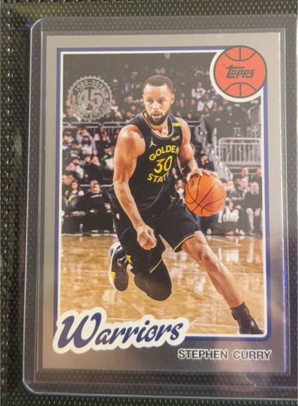 2025-26 Topps 45th Anniversary #80BK-89 Stephen Curry — front