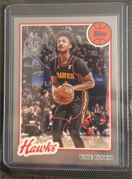 2025-26 Topps #80BK-30 Kobe Bufkin 1980-81 Topps Basketball — front