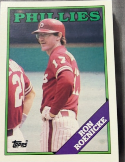1988 Topps #783 Ron Roenicke Philadelphia Phillies — front