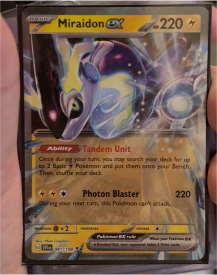 2023 Pokémon Scarlet & Violet #081 Miraidon ex — front