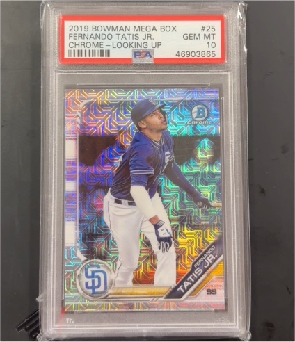 2019 Bowman Chrome Mega Box #25 Fernando Tatis Jr. — front