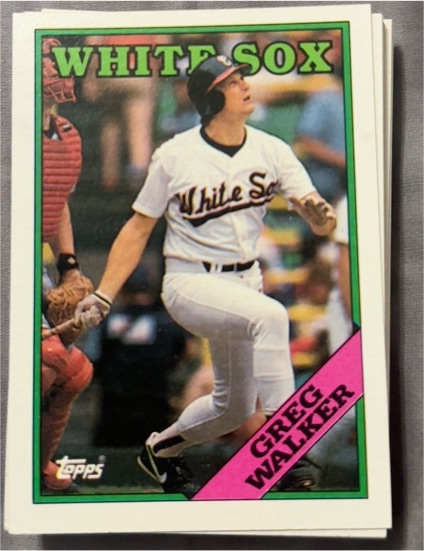 1988 Topps #764 Greg Walker Chicago White Sox — front