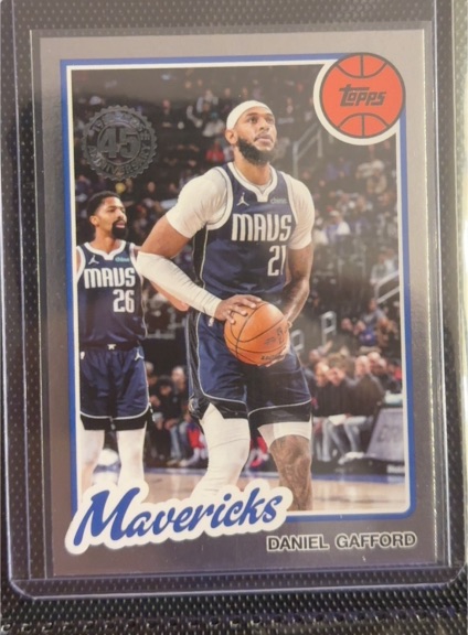 2025-26 Topps Flagship 45th Anniversary #80BK-10 Daniel Gafford — front