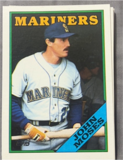 1988 Topps #712 John Moses — front